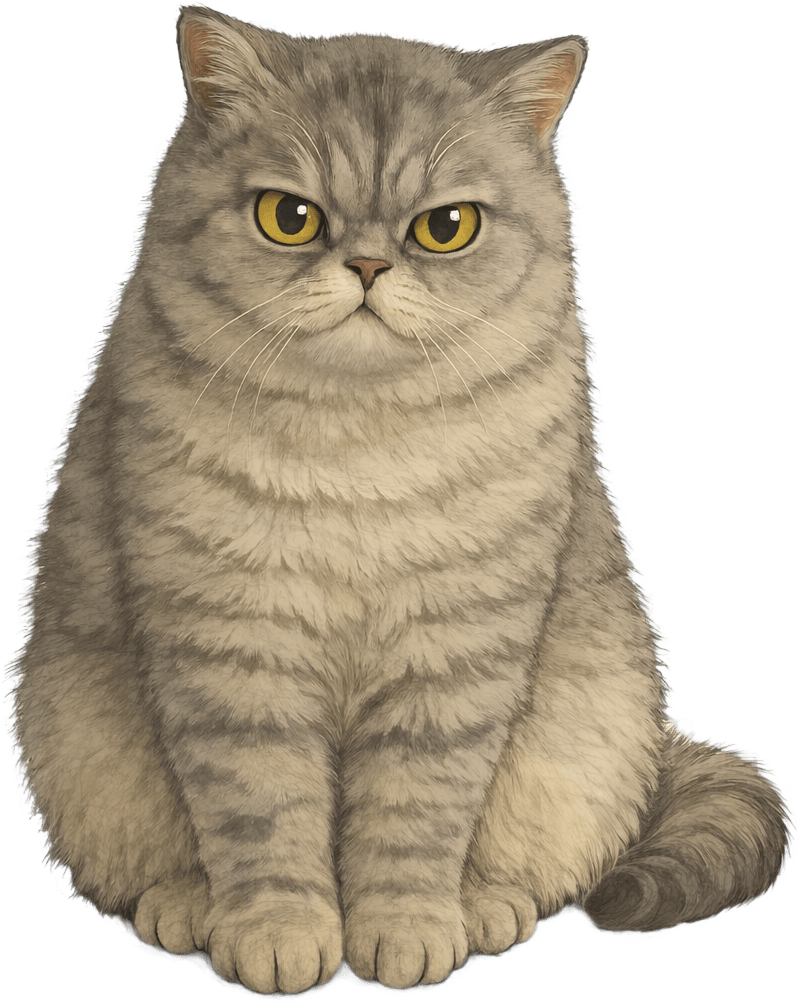 Troisième chat décoratif